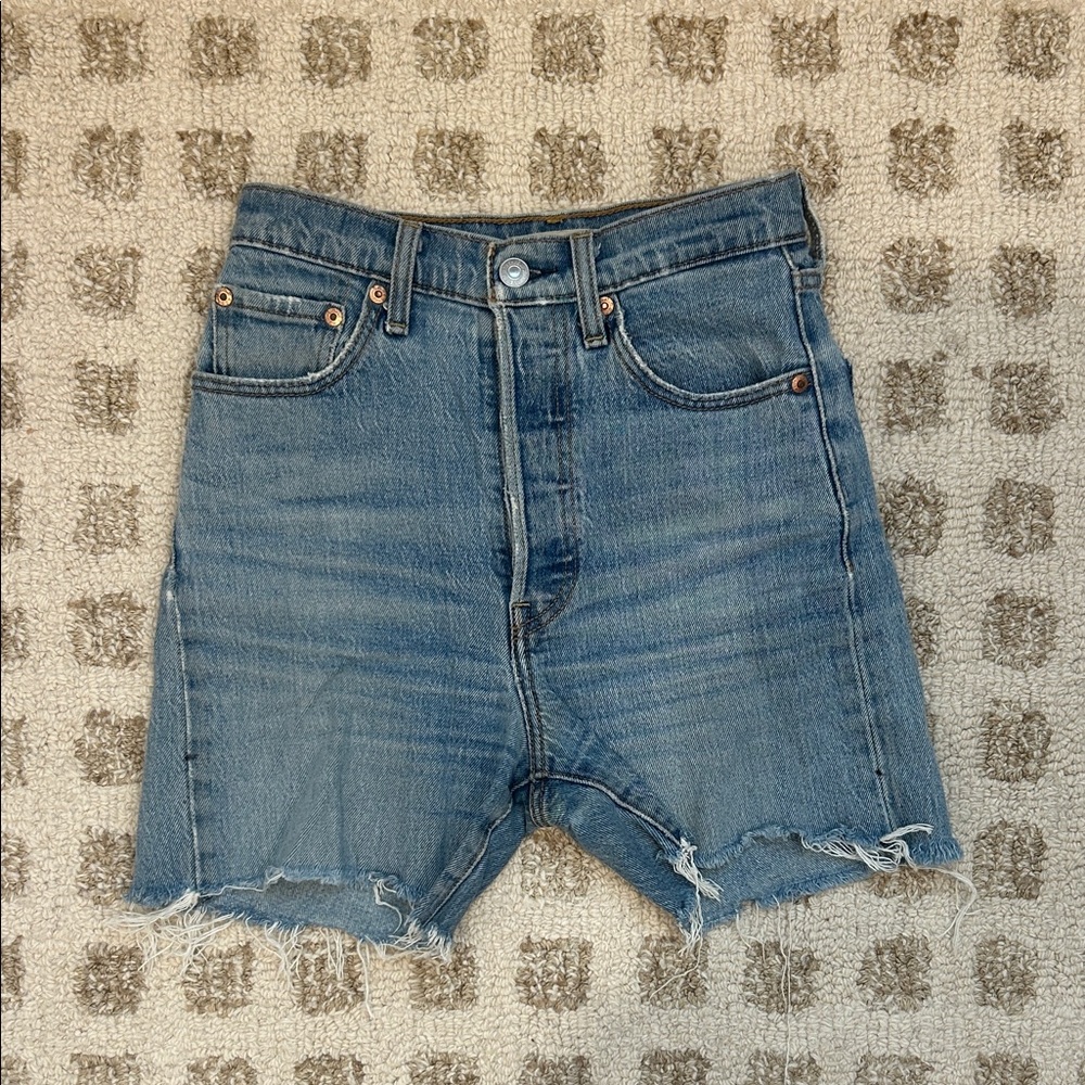 Levi’s Blue Denim Women Shorts